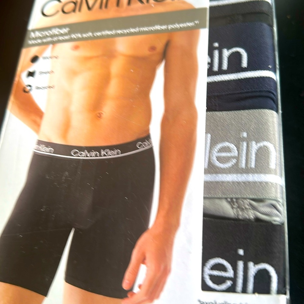 Calvin Klein 4-PK Microfiber Boxer Briefs XL NWT